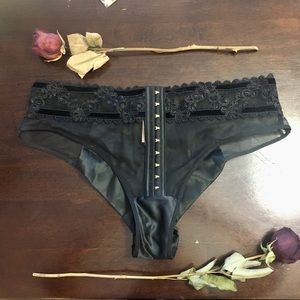 Victoria’s Secret Black Mesh Panty